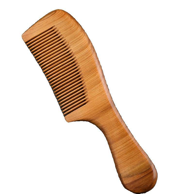 cypress wooden comb – anti - static scalp massage comb, head & meridian care gift, hair care wooden comb - star8s