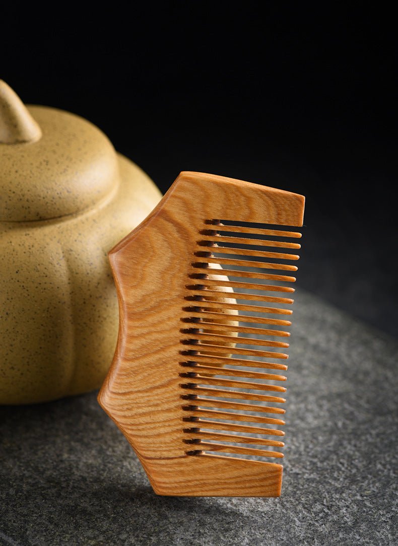 Cypress Wooden Comb – Anti - Static Scalp Massage Comb, Head & Meridian Care Gift, Hair Care Wooden Comb - STAR8S