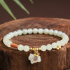 Chinese Zodiac Horse Jade Bracelet –  S925 Silver Dreamy for Women