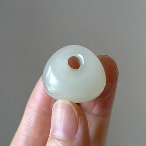 green jade pendant lock pendan