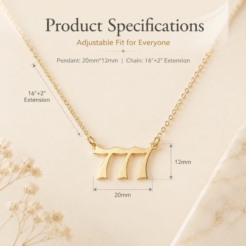 777 angel number necklace for women men stainless steel lucky number pendant necklace minimalist spiritual jewelry manifestation gift aesthetic choker chain