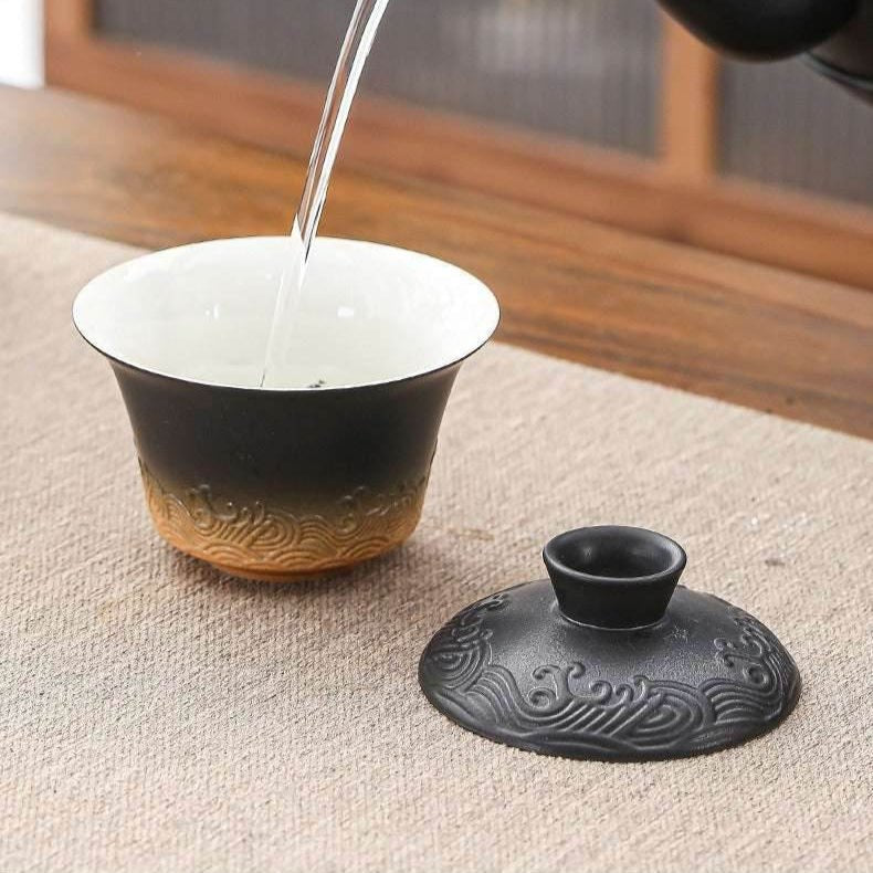 Dehua Ceramic Travel Tea Set Portable Kuaike Cup for Tea Enjoyment - STAR8S