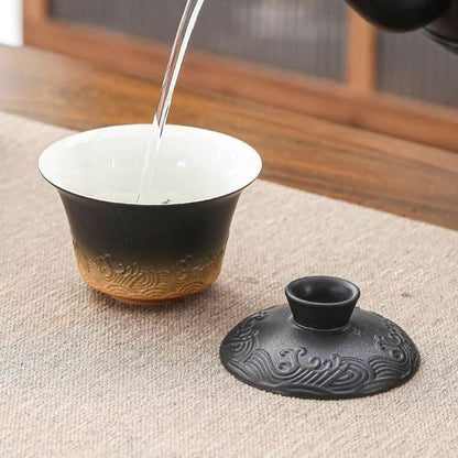 Dehua Ceramic Travel Tea Set Portable Kuaike Cup for Tea Enjoyment - STAR8S