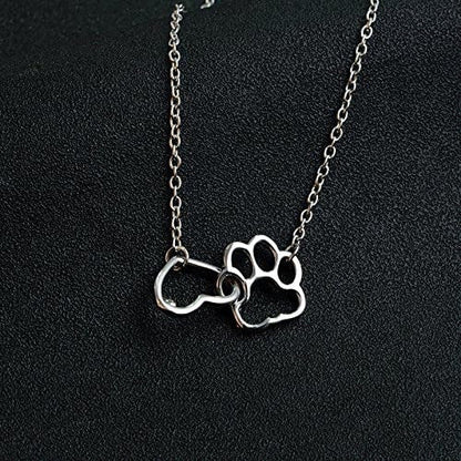 Double Heart Zircon Necklace - Simple & Elegant Copper Pendant for Women - STAR8S