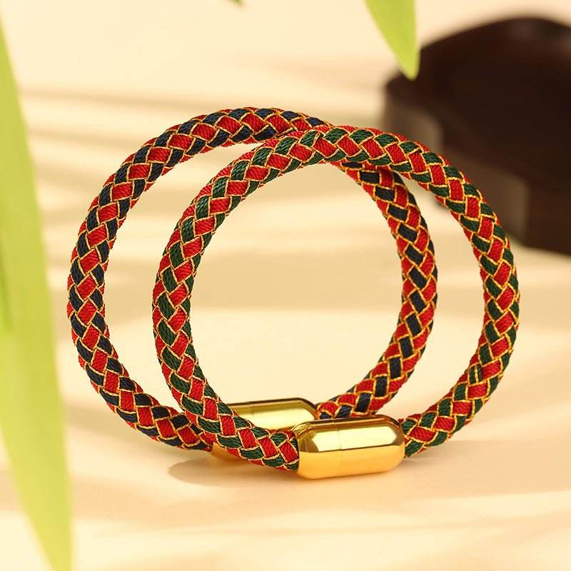 Dual - color Dragon - scale Bracelet, Original Ethnic - style Jewelry for Couples and Friends - STAR8S