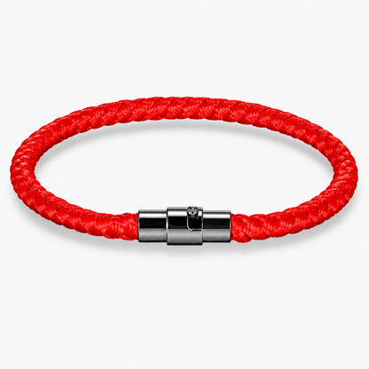 Herrenarmband Premium Schwarz Handseil