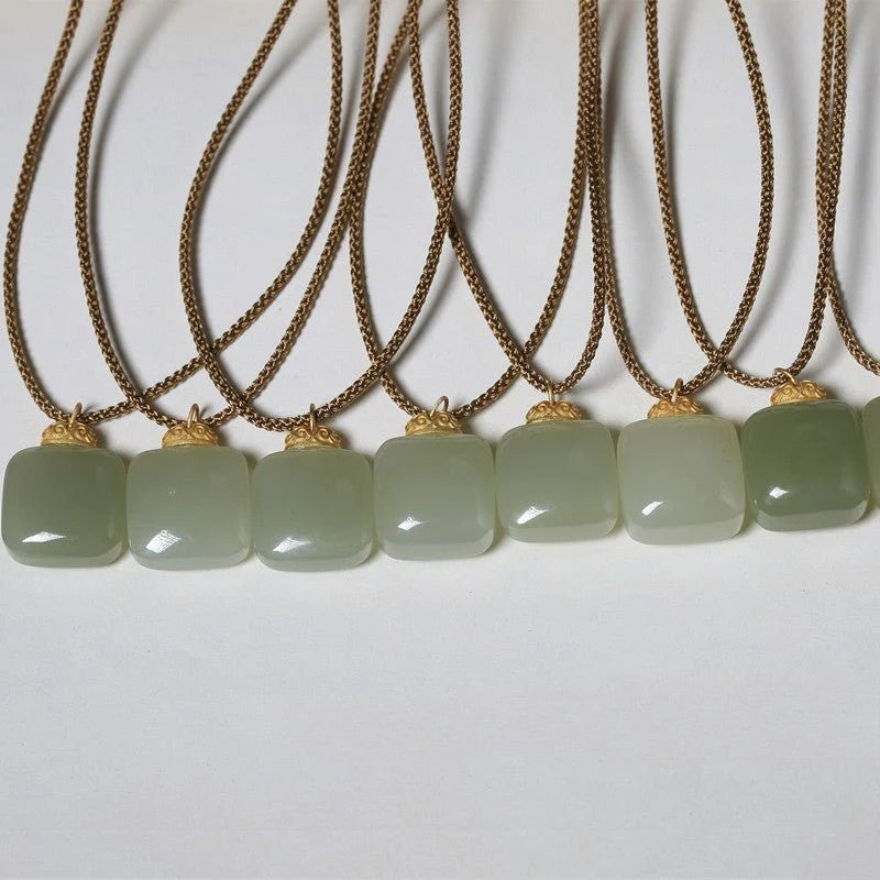 hetian jade necklace pendant