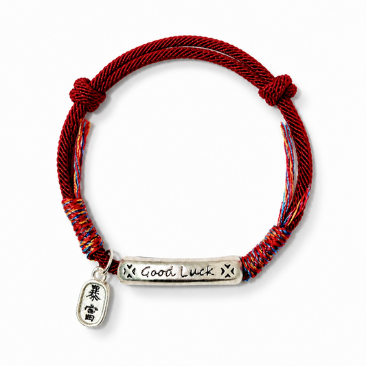 Handmade Red String Bracelet for Women Good Luck Kabbalah Protection Amulet Neo-Chinese Style Braided Cord Charm Bracelet Adjustable Friendship Jewelry Gift