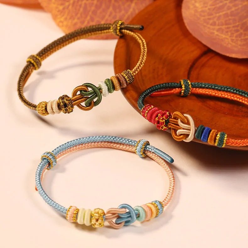 elegant blessed red string bracelet: prosperous world personalized versatile | star8s - star8s