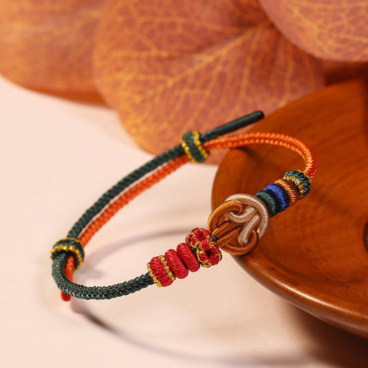 Elegant Blessed Red String Bracelet: Prosperous World Personalized Versatile | STAR8S