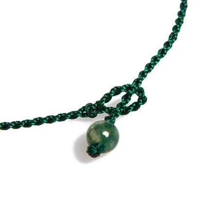 Elegant Green Agate Bracelet for Women - Handcrafted 925 Sterling Silver Bracelet, Simple & Chic Jewelry for Summer 🌿✨ - STAR8S