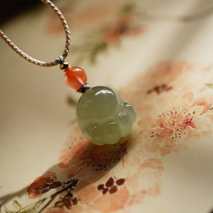 Elegant Hetian Jade Cat Paw Pendant Necklace – Handmade for a Simple, Elegant Look - STAR8S