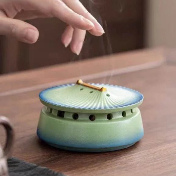 Exquisite Temple of Heaven Incense Burner – Elegant Ceramic, Perfect for Home Decor - STAR8S