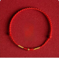 Handmade Red String Bracelet for Women Adjustable with Gold Ball Accent High-Quality Craftsmanship Symbol of Protection Stylish Lucky Charm