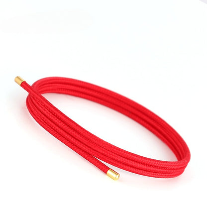 Red String Magnetic Wrap Bracelet for Women & Men, 20-inch Waterproof Braided Cord with Gold Magnetic Clasp, Lucky Protection Jewelry, Couple Matching Bracelet, DIY Charm Cord