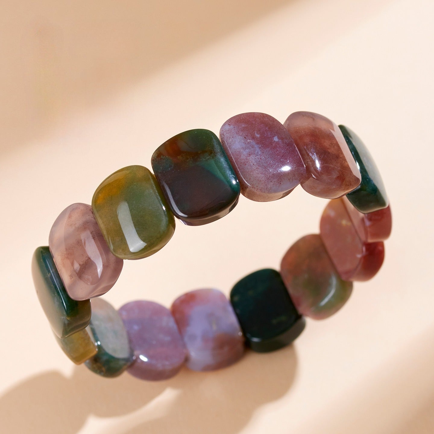 ocean chalcedony bracelet - natural gemstone women's fashion jewelry - elegant & stylish - star8s