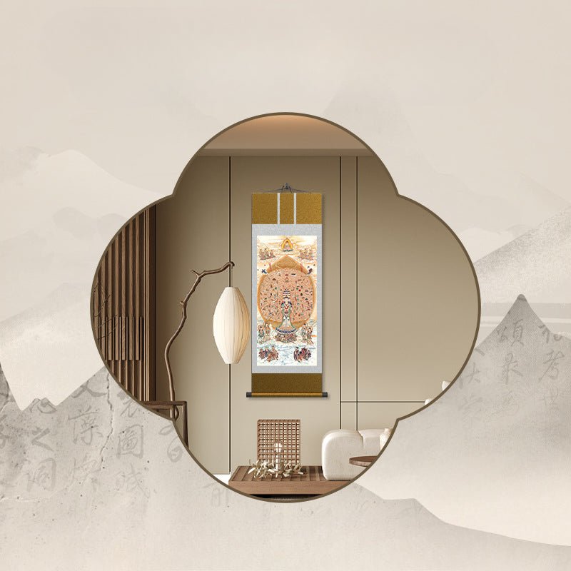 Famous Chinese Art Paintings: Thousand - Armed Guanyin Bodhisattva Scroll | STAR8S