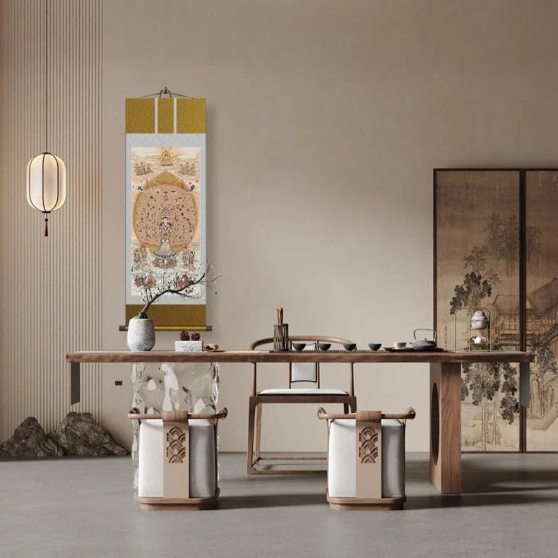 Famous Chinese Art Paintings: Thousand - Armed Guanyin Bodhisattva Scroll | STAR8S - STAR8S