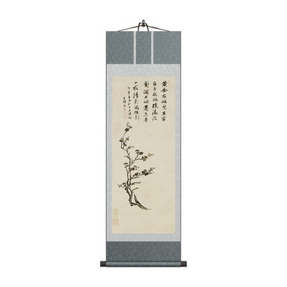 Famous Chinese Painting: Tang Yin’s Vigorous Plum Blossom Scroll HD print | STAR8S