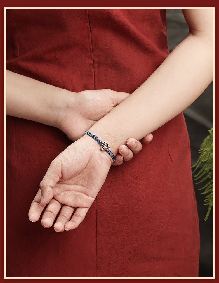five - color string bracelet with s925 silver | perfect gift for students & couples - star8s