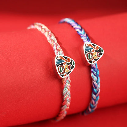 Five - Color String Bracelet with S925 Silver | Perfect Gift for Students & Couples - STAR8S