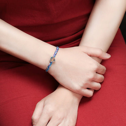 Five - Color String Bracelet with S925 Silver | Perfect Gift for Students & Couples - STAR8S