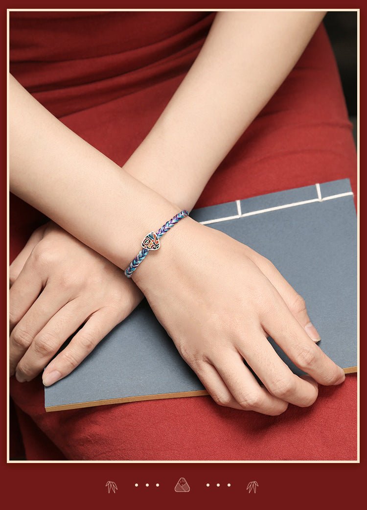 five - color string bracelet with s925 silver | perfect gift for students & couples - star8s