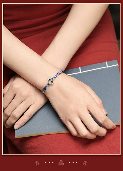 Five - Color String Bracelet with S925 Silver | Perfect Gift for Students & Couples - STAR8S
