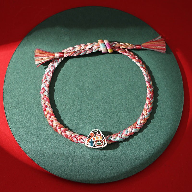 Five - Color String Bracelet with S925 Silver | Perfect Gift for Students & Couples - STAR8S