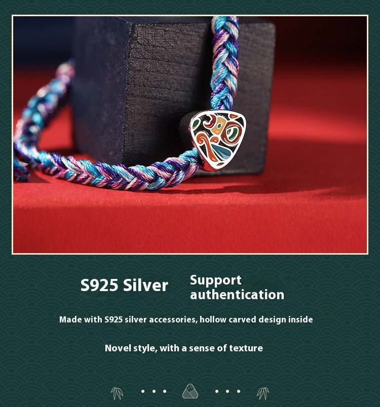 Five - Color String Bracelet with S925 Silver | Perfect Gift for Students & Couples - STAR8S