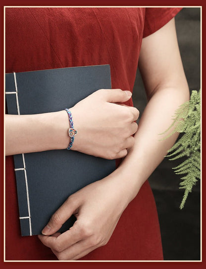 Five - Color String Bracelet with S925 Silver | Perfect Gift for Students & Couples - STAR8S