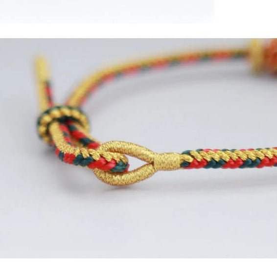 Gorgeous & Lucky Antler Red String Bracelet: Christmas Deer Women’s Bracelet | STAR8S - STAR8S