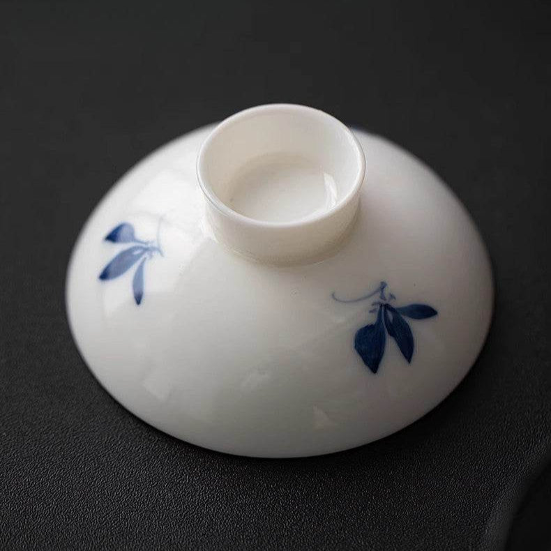 hand painted butterfly travel tea set portable for business outdoor - star8s
