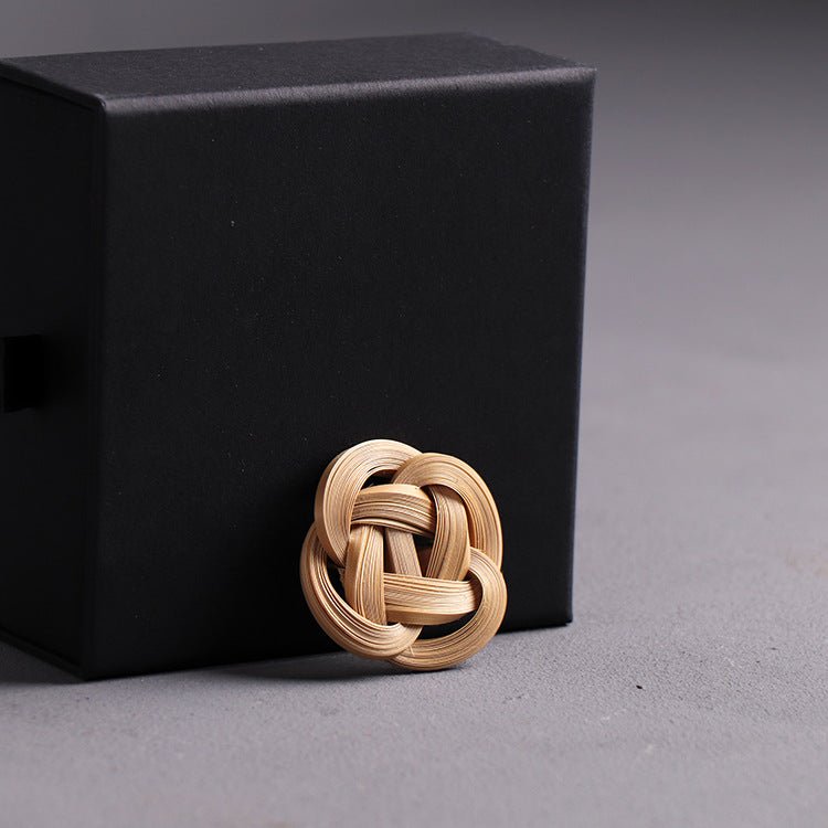 Handcrafted Bamboo Brooches, Pins & Accessories | Unique Artisan Bamboo Jewelry | Eco - Friendly Gifts for Qipao & Hanfu - STAR8S