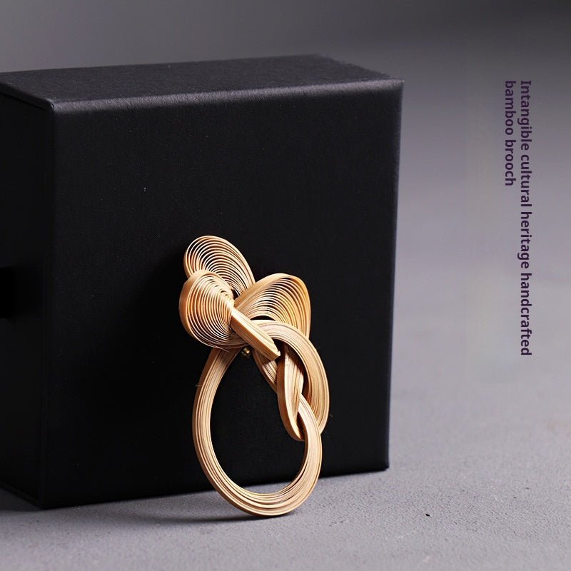 Handcrafted Bamboo Brooches, Pins & Accessories | Unique Artisan Bamboo Jewelry | Eco - Friendly Gifts for Qipao & Hanfu - STAR8S