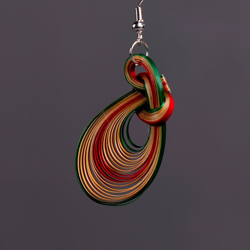 Handcrafted Bamboo Earrings - Eco - Friendly & Unique Artisanal Jewelry - STAR8S
