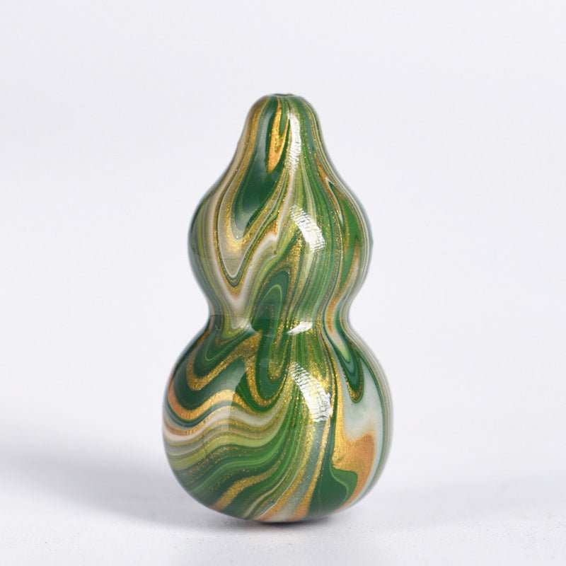 handcrafted chinese lacquer gourd pendant – unique decorative ornament for prosperity and good fortune - star8s