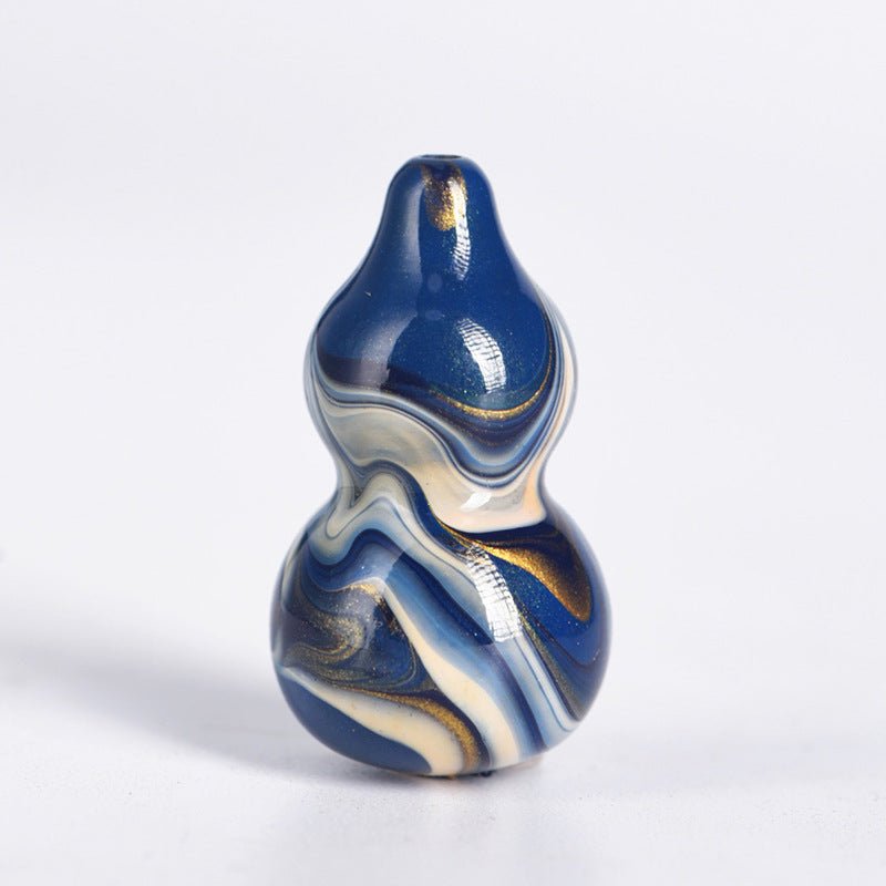 Handcrafted Chinese Lacquer Gourd Pendant – Unique Decorative Ornament for Prosperity and Good Fortune - STAR8S