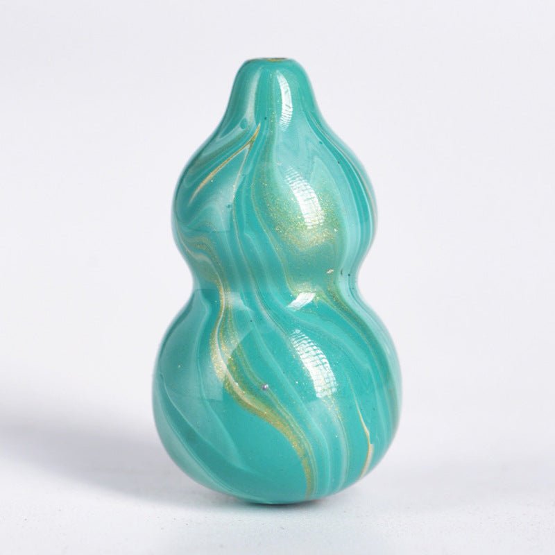 handcrafted chinese lacquer gourd pendant – unique decorative ornament for prosperity and good fortune - star8s