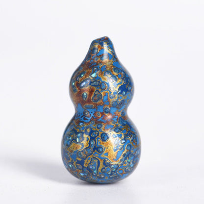 Handcrafted Chinese Lacquer Gourd Pendant – Unique Decorative Ornament for Prosperity and Good Fortune - STAR8S