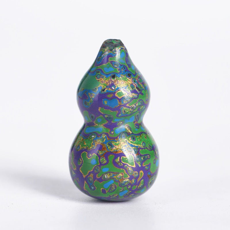 handcrafted chinese lacquer gourd pendant – unique decorative ornament for prosperity and good fortune - star8s