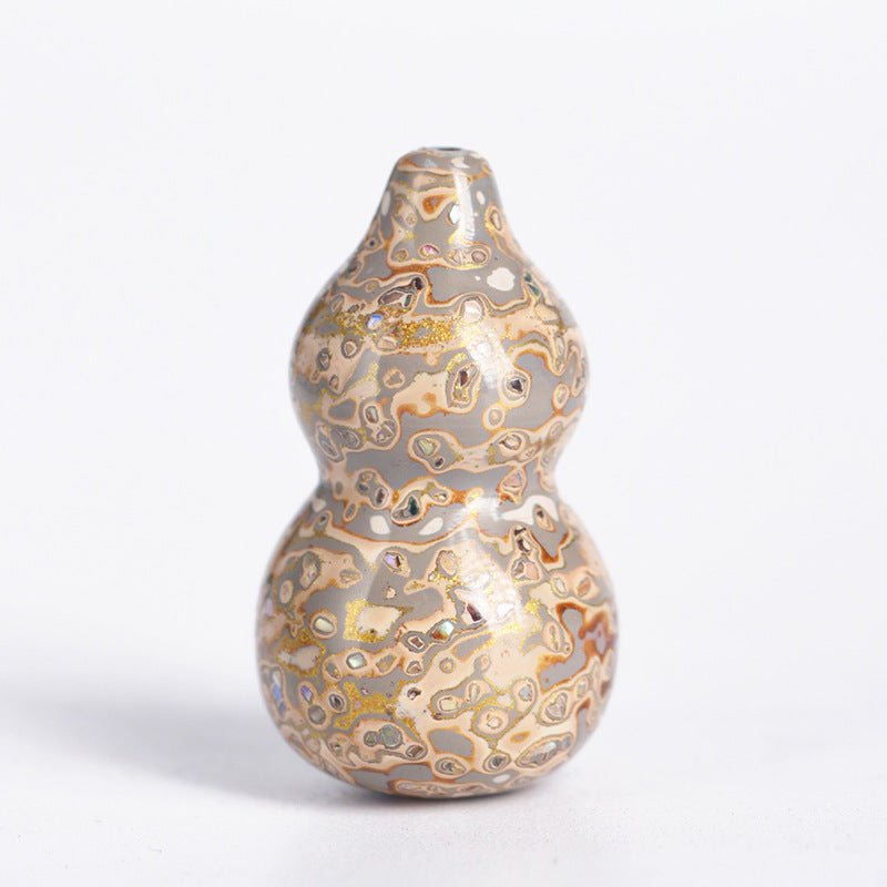 Handcrafted Chinese Lacquer Gourd Pendant – Unique Decorative Ornament for Prosperity and Good Fortune - STAR8S