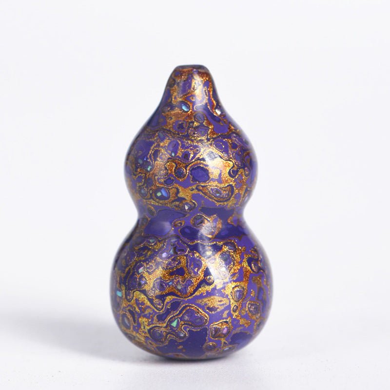 Handcrafted Chinese Lacquer Gourd Pendant – Unique Decorative Ornament for Prosperity and Good Fortune - STAR8S