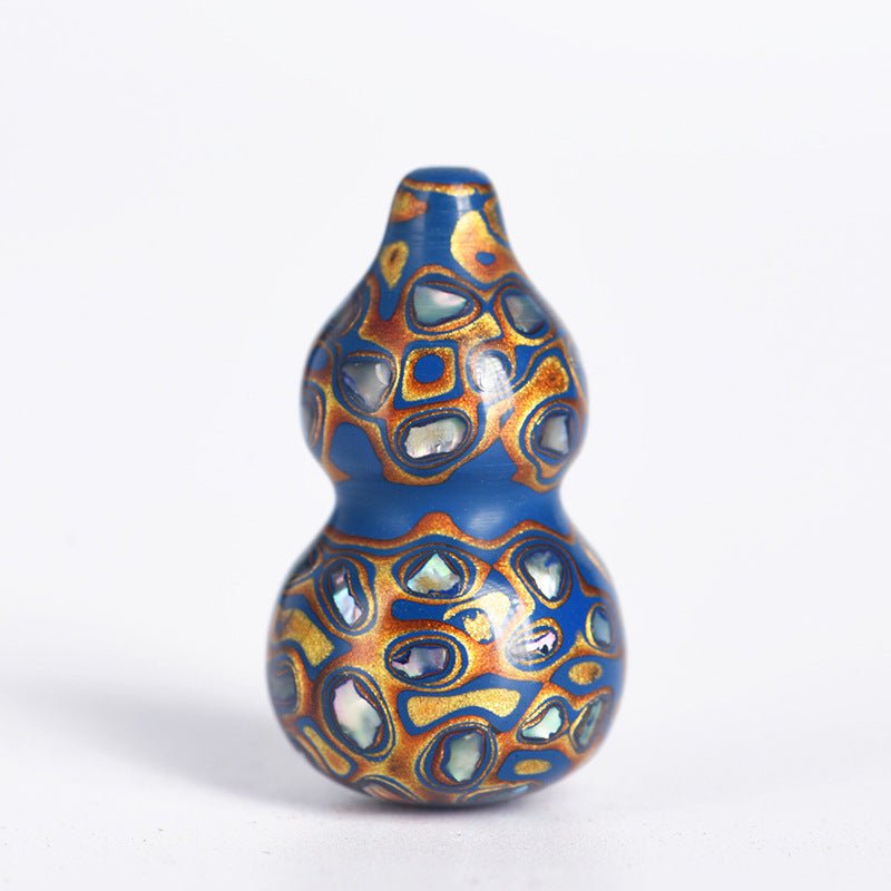 handcrafted chinese lacquer gourd pendant – unique decorative ornament for prosperity and good fortune - star8s