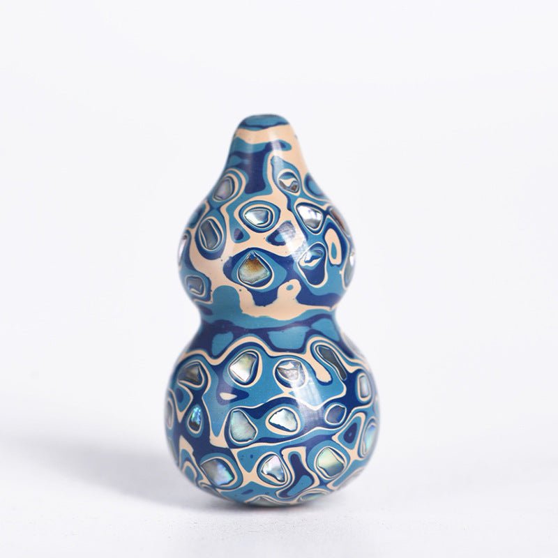 Handcrafted Chinese Lacquer Gourd Pendant – Unique Decorative Ornament for Prosperity and Good Fortune - STAR8S