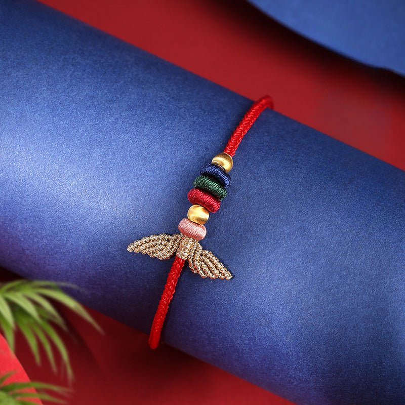 Handcrafted Fish Tail Bracelet for Women | S925 Silver Red String Bracelet | Best Gift for Girlfriend, Best Friend - STAR8S