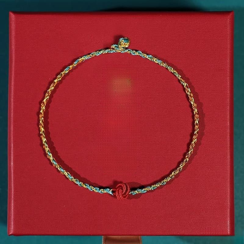 Handcrafted Multi - Colored Red String Bracelet | Traditional Knotted Design for Kids & Adults | Dragon Boat Festival - STAR8S