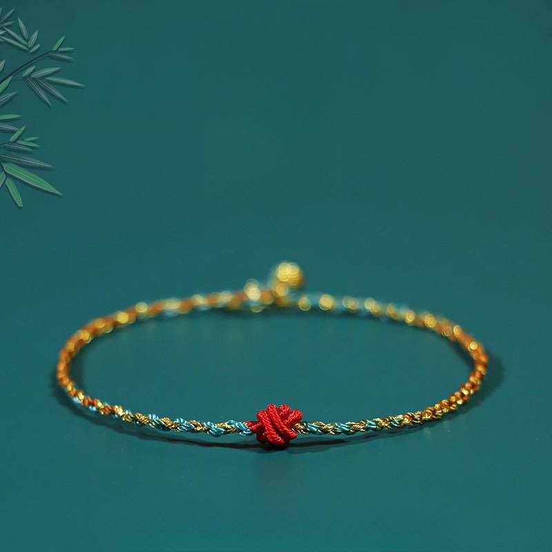 Handcrafted Multi - Colored Red String Bracelet | Traditional Knotted Design for Kids & Adults | Dragon Boat Festival - STAR8S