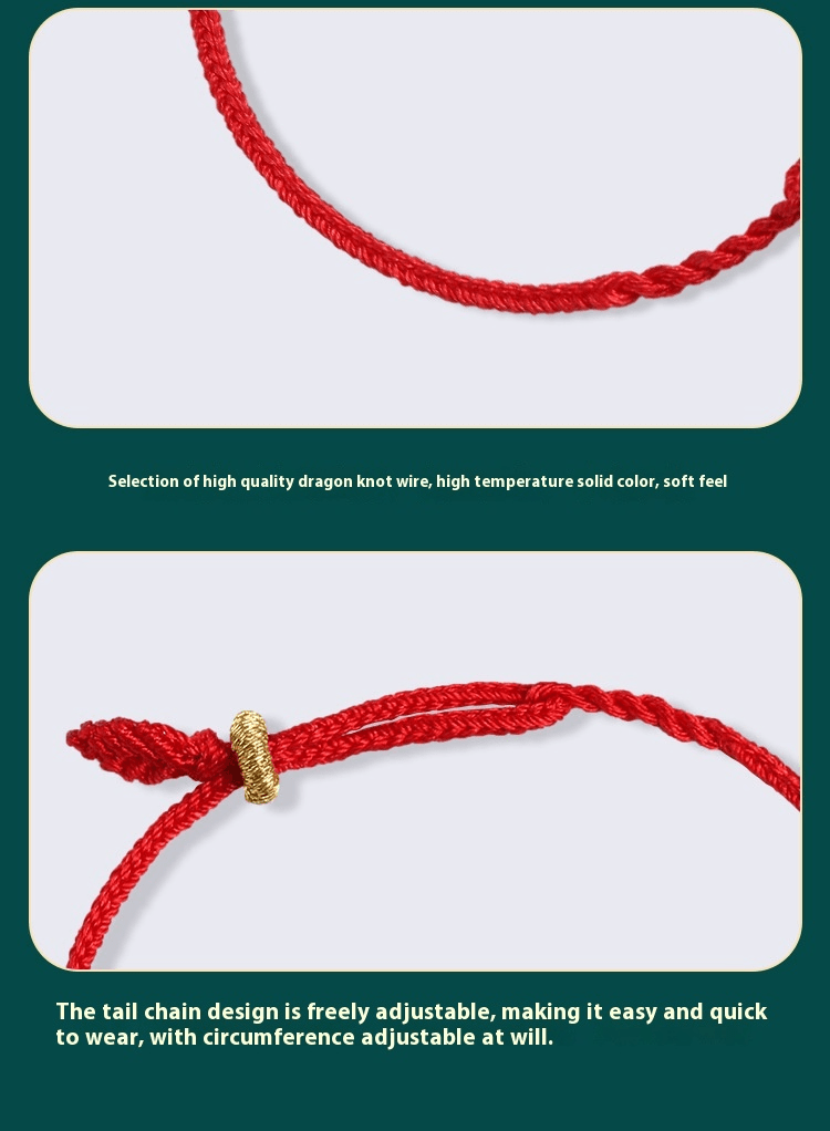 Handcrafted Red String Bracelet – One - Leaf Bodhi Design | Perfect Gift for Friends & Loved Ones - STAR8S