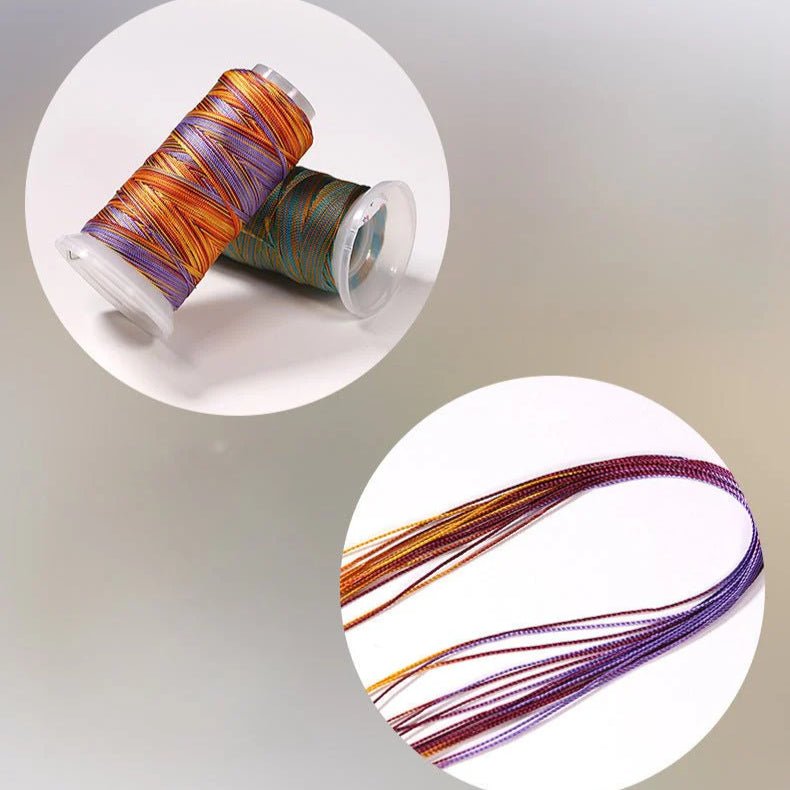 Handcrafted Woven Bracelet – Unique Snake Year Design with Starry Sky and Color Gradient | STAR8S - STAR8S
